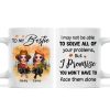 To My Bestie Fall Season Doll Besties Sitting Personalized Mug