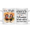 To My Bestie Fall Season Doll Besties Sitting Personalized Mug