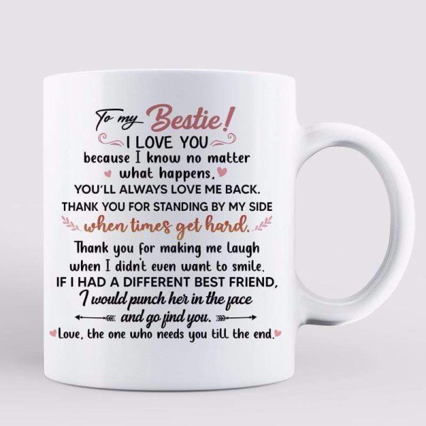To My Bestie Gentle Girls Personalized Mug