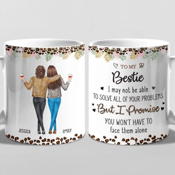 To My Bestie I Love You - Bestie Personalized Custom Mug - Gift For Best Friends, BFF, Sisters To My Bestie I Love You - Bestie Personalized Custom Mug - Gift For Best Friends, BFF, Sisters