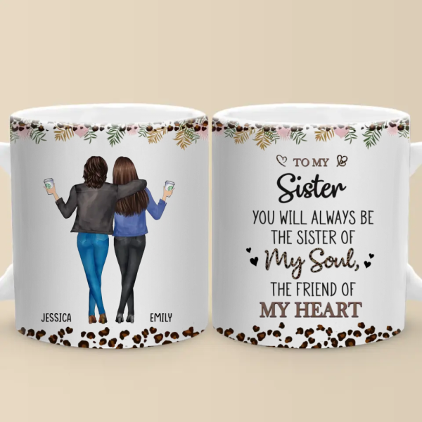 To My Bestie I Love You - Bestie Personalized Custom Mug - Gift For Best Friends, BFF, Sisters To My Bestie I Love You - Bestie Personalized Custom Mug - Gift For Best Friends, BFF, Sisters