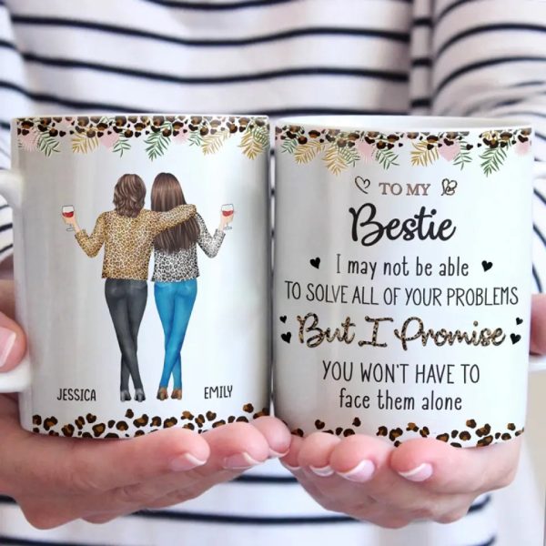 To My Bestie I Love You - Bestie Personalized Custom Mug - Gift For Best Friends, BFF, Sisters To My Bestie I Love You - Bestie Personalized Custom Mug - Gift For Best Friends, BFF, Sisters