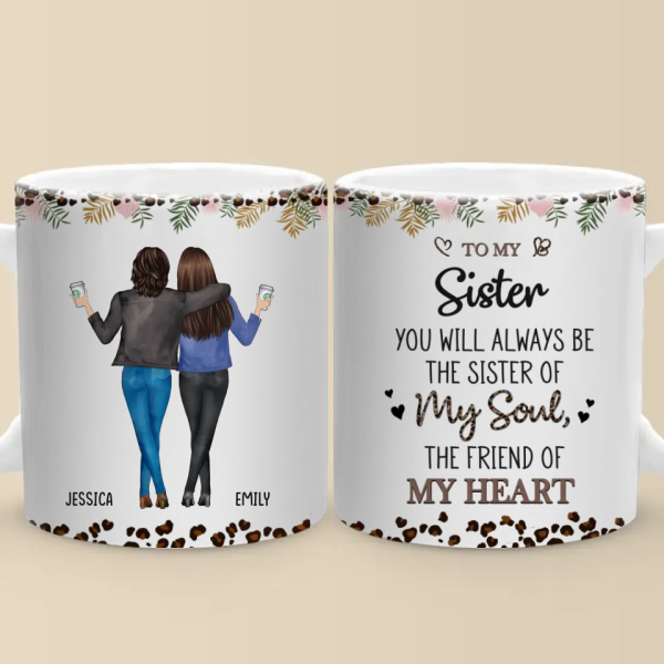 To My Bestie I Love You - Bestie Personalized Custom Mug - Gift For Best Friends, BFF, Sisters To My Bestie I Love You - Bestie Personalized Custom Mug - Gift For Best Friends, BFF, Sisters