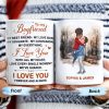 To My Boyfriend Soulmate And Companion Love Message - Personalized Custom Coffee Mug - CPL269_MG To My Boyfriend Soulmate And Companion Love Message - Personalized Custom Coffee Mug - CPL269_MG
