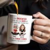 To My Daughter, Be Kind But Throat Punch If Needed - Personalized Custom Coffee Mug - DAU234_MG To My Daughter, Be Kind But Throat Punch If Needed - Personalized Custom Coffee Mug - DAU234_MG
