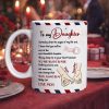 To My Daughter Ceramic Mug, Personalized Sweet Message, Cute Handholding Art, Unique Gift For Daughter To My Daughter Ceramic Mug, Personalized Sweet Message, Cute Handholding Art, Unique Gift For Daughter