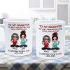 To My Daughter Doll Mom Daughter Personalized Mug