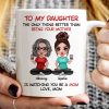 To My Daughter Doll Mom Daughter Personalized Mug
