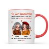 To My Daughter Fall Season Pretty Women Personalized Mug