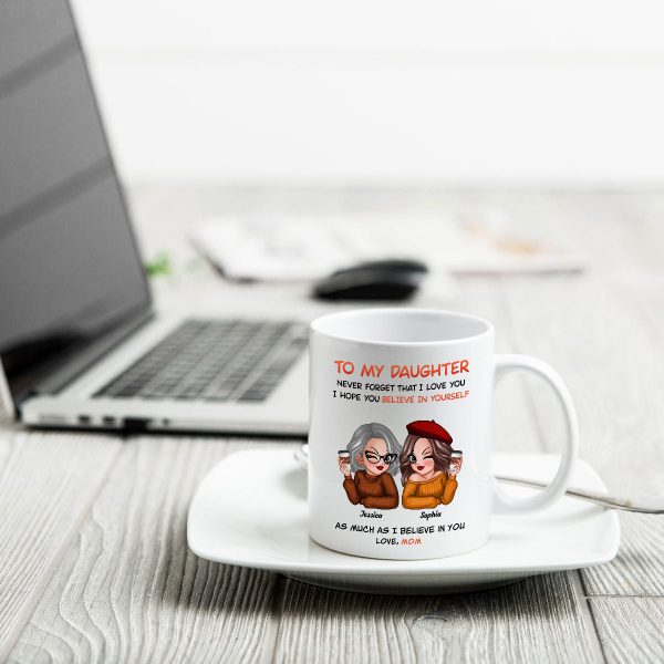 To My Daughter Fall Season Pretty Women Personalized Mug