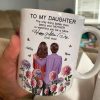 To My Daughter From Mom Happy Mother's Day Birth Flower Personalized Mug, Gift For Daughter
