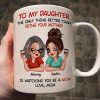 To My Daughter From Mom Personalized Mug