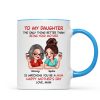 To My Daughter From Mum Happy Mother's Day UK Personalized Mug, Gift For Daughter