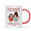 To My Daughter From Mum Happy Mother's Day UK Personalized Mug, Gift For Daughter