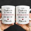 To My Daughter-In-Law, He's Yours Now, No Returns Or Refunds - Personalized Custom Coffee Mug - DILA042_MG To My Daughter-In-Law, He's Yours Now, No Returns Or Refunds - Personalized Custom Coffee Mug - DILA042_MG