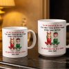 To My Daughter In Law, Love From Mom, Reindeer Antlers - Personalized Custom Coffee Mug - DILA052_MG