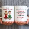To My Daughter-In-Law, Thank You For Loving My Son, Christmas Reindeer Antlers - Personalized Custom Coffee Mug - DILA062_MG To My Daughter-In-Law, Thank You For Loving My Son, Christmas Reindeer Antlers - Personalized Custom Coffee Mug - DILA062_MG