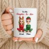 To My Daughter-In-Law, Thank You For Loving My Son, Christmas Reindeer Antlers - Personalized Custom Coffee Mug - DILA062_MG To My Daughter-In-Law, Thank You For Loving My Son, Christmas Reindeer Antlers - Personalized Custom Coffee Mug - DILA062_MG