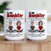 To My Daughter Personalized White Ceramic Mug with Custom Names, Heartfelt Gift for Mother and Daughter on Special Occasions To My Daughter Personalized White Ceramic Mug with Custom Names, Heartfelt Gift for Mother and Daughter on Special Occasions