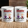 To My Daughter Personalized White Ceramic Mug with Custom Names, Heartfelt Gift for Mother and Daughter on Special Occasions To My Daughter Personalized White Ceramic Mug with Custom Names, Heartfelt Gift for Mother and Daughter on Special Occasions