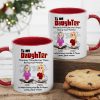 To My Daughter Personalized White Ceramic Mug with Custom Names, Heartfelt Gift for Mother and Daughter on Special Occasions To My Daughter Personalized White Ceramic Mug with Custom Names, Heartfelt Gift for Mother and Daughter on Special Occasions