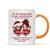 To My Daughter Son Watching You Be A Mom Dad Merry Christmas Personalized Mug, Christmas Gift For Daughters, Sons