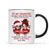 To My Daughter Son Watching You Be A Mom Dad Merry Christmas Personalized Mug, Christmas Gift For Daughters, Sons