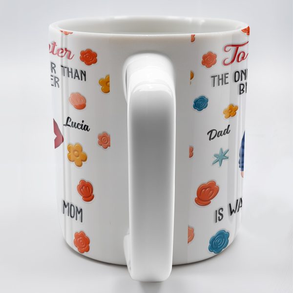 To My Daughter, The Only Thing Better Than Being Your Father, Father And Daughter, Flowers - Personalized Custom Coffee Mug - DAU175_MG To My Daughter, The Only Thing Better Than Being Your Father, Father And Daughter, Flowers - Personalized Custom Coffee Mug - DAU175_MG