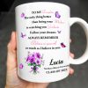 To My Daughter, The Only Thing Better Than Being Your Mother, Butterflies and Flowers - Personalized Custom Coffee Mug - GRAD296_MG To My Daughter, The Only Thing Better Than Being Your Mother, Butterflies and Flowers - Personalized Custom Coffee Mug - GRAD296_MG