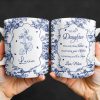 To My Daughter, The Only Thing Better Than Being Your Mother, Floral Pattern and Butterflies - Personalized Custom Coffee Mug - DAU169_MG To My Daughter, The Only Thing Better Than Being Your Mother, Floral Pattern and Butterflies - Personalized Custom Coffee Mug - DAU169_MG