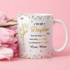 To My Daughter Watching You Be a Mom Personalized Floral Mug Touching Mother's Day Gift from Mom to Daughter To My Daughter Watching You Be a Mom Personalized Floral Mug Touching Mother's Day Gift from Mom to Daughter