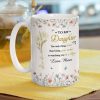To My Daughter Watching You Be a Mom Personalized Floral Mug Touching Mother's Day Gift from Mom to Daughter To My Daughter Watching You Be a Mom Personalized Floral Mug Touching Mother's Day Gift from Mom to Daughter