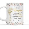 To My Daughter Watching You Be a Mom Personalized Floral Mug Touching Mother's Day Gift from Mom to Daughter To My Daughter Watching You Be a Mom Personalized Floral Mug Touching Mother's Day Gift from Mom to Daughter