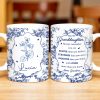 To My Granddaughter, Always Remember You Are Braver Than You Believe, Floral Pattern - Personalized Custom Coffee Mug - GDT295_MG To My Granddaughter, Always Remember You Are Braver Than You Believe, Floral Pattern - Personalized Custom Coffee Mug - GDT295_MG