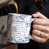 To My Granddaughter, Always Remember You Are Braver Than You Believe, Floral Pattern - Personalized Custom Coffee Mug - GDT295_MG To My Granddaughter, Always Remember You Are Braver Than You Believe, Floral Pattern - Personalized Custom Coffee Mug - GDT295_MG