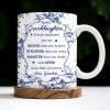 To My Granddaughter, Always Remember You Are Braver Than You Believe, Floral Pattern - Personalized Custom Coffee Mug - GDT295_MG To My Granddaughter, Always Remember You Are Braver Than You Believe, Floral Pattern - Personalized Custom Coffee Mug - GDT295_MG