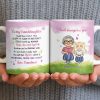 To My Granddaughter Feel My Love Morning Noon And Night - Personalized Custom Coffee Mug - GDT534_MG To My Granddaughter Feel My Love Morning Noon And Night - Personalized Custom Coffee Mug - GDT534_MG
