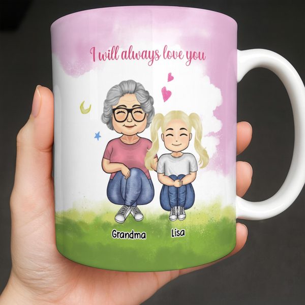 To My Granddaughter Feel My Love Morning Noon And Night - Personalized Custom Coffee Mug - GDT534_MG To My Granddaughter Feel My Love Morning Noon And Night - Personalized Custom Coffee Mug - GDT534_MG