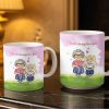 To My Granddaughter Feel My Love Morning Noon And Night - Personalized Custom Coffee Mug - GDT534_MG To My Granddaughter Feel My Love Morning Noon And Night - Personalized Custom Coffee Mug - GDT534_MG