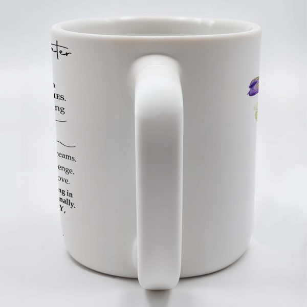 To My Granddaughter, Learn and Love, Pansy Flowers - Personalized Custom Coffee Mug - GDT134_MG To My Granddaughter, Learn and Love, Pansy Flowers - Personalized Custom Coffee Mug - GDT134_MG