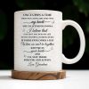 To My Granddaughter, Love Grandma, Beautiful Flower And Butterfly Design - Personalized Custom Coffee Mug - GDT389_MG To My Granddaughter, Love Grandma, Beautiful Flower And Butterfly Design - Personalized Custom Coffee Mug - GDT389_MG