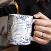 To My Granddaughter, Once Upon A Time There Was A Little Girl Who Stole My Heart, Floral Patterns - Personalized Custom Coffee Mug - GDT297_MG To My Granddaughter, Once Upon A Time There Was A Little Girl Who Stole My Heart, Floral Patterns - Personalized Custom Coffee Mug - GDT297_MG