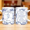 To My Granddaughter, Once Upon A Time There Was A Little Girl Who Stole My Heart, Floral Patterns - Personalized Custom Coffee Mug - GDT297_MG To My Granddaughter, Once Upon A Time There Was A Little Girl Who Stole My Heart, Floral Patterns - Personalized Custom Coffee Mug - GDT297_MG