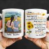 To My Granddaughter You Are My Sunshine Sunflower Mug - Personalized Custom Coffee Mug - GDT322_MG To My Granddaughter You Are My Sunshine Sunflower Mug - Personalized Custom Coffee Mug - GDT322_MG