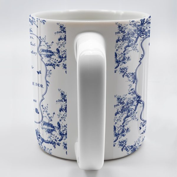 To My Granddaughter, You Are One Of My Greatest Joys, Floral Pattern - Personalized Custom Coffee Mug - GDT298_MG