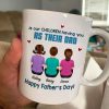 To My Husband Our Children Having You As Their Dad Blue Tone Personalized Mug, Father's Day Gift