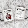To My Husband Our Children Having You As Their Dad Couple Sitting Back View Fist Bumps Personalized Mug