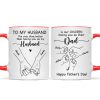 To My Husband Our Children Having You As Their Dad Outline Fist Bumps Personalized Mug
