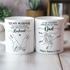 To My Husband Our Children Having You As Their Dad Outline Fist Bumps Personalized Mug
