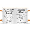 To My Husband Our Children Having You As Their Dad Outline Fist Bumps Personalized Mug